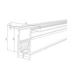 Шинопровод встраиваемый Elektrostandard Slim Magnetic 4690389179143
