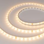 Светодиодная герметичная лента Arlight RTW-SE-A60-8mm 24V Warm2700 (4.8 W/m, IP65, 2835, 5m) 055407