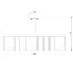 Потолочная люстра Bogates Eclipse 358/8 Smart