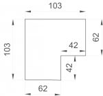 Угол профиля Denkirs Smart TR3041-AL