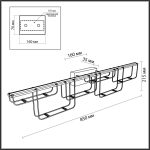 Настенный светильник Odeon Light Hightech Zaha 7059/12WL