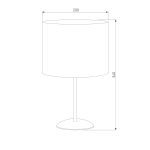 Настольная лампа TK Lighting 5278 Tercino Blue