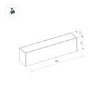 Трековый светильник Arlight Mag-Dark-45-L200-6W Day4000 034028