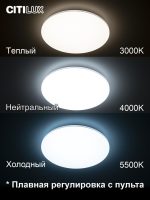 Потолочная люстра Citilux Симпла CL714680G