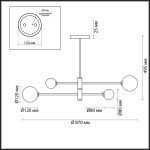 Потолочная люстра Lumion Estelle 4418/4C
