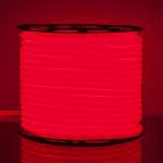 Светодиодный гибкий неон Elektrostandard 220V 9,6W 144Led 2835 IP67 круглый красный, 50 м 4690389134715