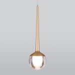 Подвесной светодиодный светильник Elektrostandard DLS028 6W 4200K золото 4690389149047