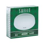 Лампа светодиодная Saffit SBGX5306 GX53 6W 4000K 55195