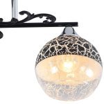 Люстра на штанге Reluce 01277-0.3-02B BK+CR