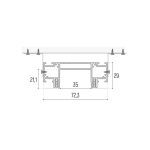 Интрудер для встраивания однофазного трека Novotech 135192