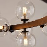 Подвесной светильник Delight Collection Art Deco Bubble 771120 (KM1294P-15 black/clear)