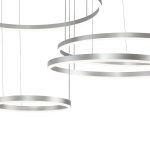 Подвесная люстра Indigo Galass 14001/4P Silver V000016L