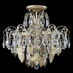 Потолочный светильник Crystal Lux ESMIRALDA PL4 GOLD