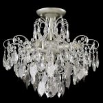 Потолочный светильник Crystal Lux ESMIRALDA PL4 SILVER