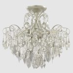 Потолочный светильник Crystal Lux ESMIRALDA PL4 SILVER