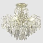 Потолочный светильник Crystal Lux ESMIRALDA PL4 SILVER