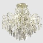 Потолочный светильник Crystal Lux ESMIRALDA PL4 SILVER