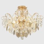 Потолочная люстра Crystal Lux ESMIRALDA PL6 GOLD