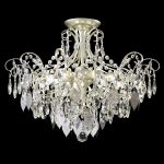Потолочная люстра Crystal Lux ESMIRALDA PL6 SILVER