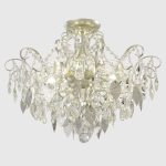 Потолочная люстра Crystal Lux ESMIRALDA PL6 SILVER