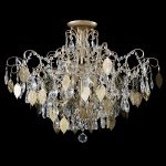 Потолочная люстра Crystal Lux ESMIRALDA PL9 GOLD