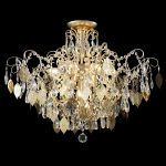 Потолочная люстра Crystal Lux ESMIRALDA PL9 GOLD