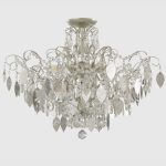 Потолочная люстра Crystal Lux ESMIRALDA PL9 SILVER