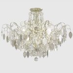 Потолочная люстра Crystal Lux ESMIRALDA PL9 SILVER