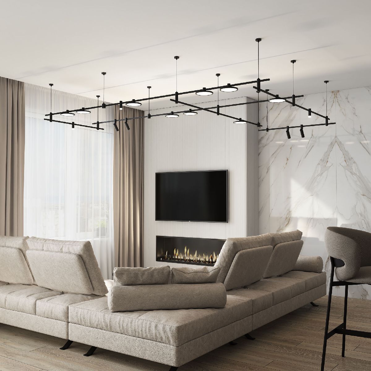 Набор для подвеса с коннектором Elektrostandard Esthetic Magnetic 4690389202353 85157/00 a065441