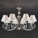 Потолочная люстра Eurosvet Incanto 60069/8 серебро