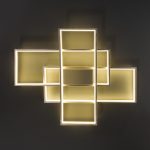 Потолочный светодиодный светильник Eurosvet Direct 90177/3 сатин-никель