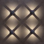 Уличный настенный светодиодный светильник Arte Lamp A1544AL-4GY