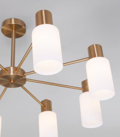 Люстра на штанге Eurosvet Vegga 70160/8 латунь