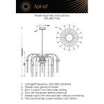 Подвесная люстра Aployt Dominisia APL.852.17.64