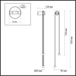 Настенный светильник Odeon Light Memfi 6633/18WL