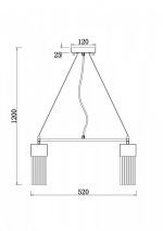 Подвесная люстра Freya Esala FR5050PL-05N