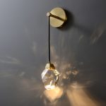 Бра DeLight Collection Crystal rock II 9701W brass