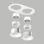 Встраиваемый светильник Lightstar Domino (214656+214606+214606+214006+214006) D6560606WMOD