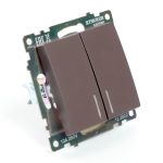 Выключатель 2-клавишный Stekker Катрин GLS10-7102-04 49021