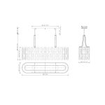 Подвесной светильник Lucia Tucci Virginia 1370.7 Chrome