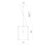 Подвесной светильник Divinare Ostin 1100/02 SP-1