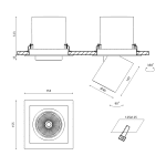 Спот DesignLed SPL-SQ1-25-WW 003438