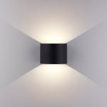 Уличный настенный светодиодный светильник Elektrostandard 1518 Techno LED Blade черный 4690389108938