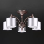 Потолочная люстра Eurosvet Adagio 60080/5 сатин-никель