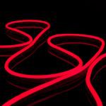 Светодиодный гибкий неон Elektrostandard 220V 9,6W 120Led 2835 IP67 односторонний красный, 50м 4690389136528