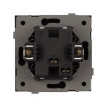 Механизм выключателя одноклавишный перекрёстный Arlight SWT-TENDO-MKX1-SFPL-BK (230V, 10A) 054571