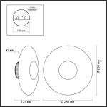 Настенный светильник Odeon Light ADAMAS 4223/13WL