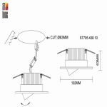 Встраиваемый светильник ST Luce ST705.438.10