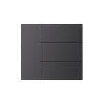 Накладка панели Arlight KNX-23-4G-SUF Dark Grey (Backlightless) 052879