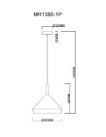 Подвесной светильник MyFar Adele MR1380-1P